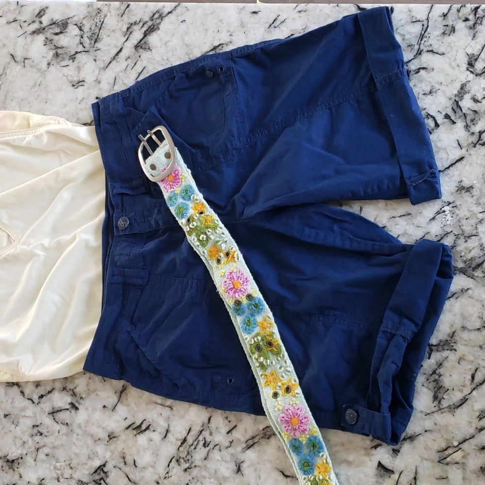Style & Co Stretchy Shorts w/ Roll Up Hem